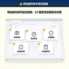岷县建站-网站制作新手避坑指南：5个最常见的错误与对策