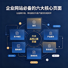 岷县建站-企业网站必备的六大核心页面